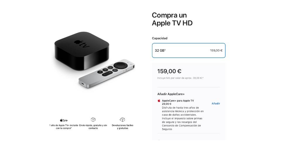 Comprar Apple TV HD