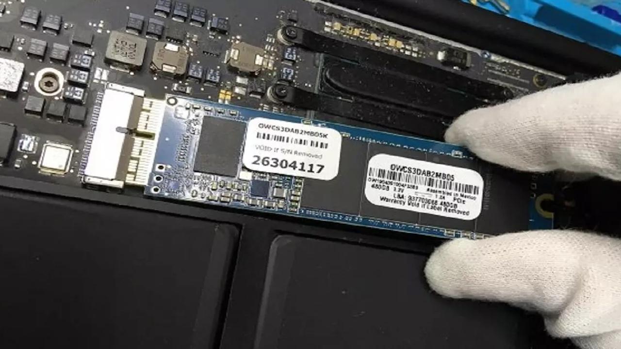 Cambiar SSD Mac