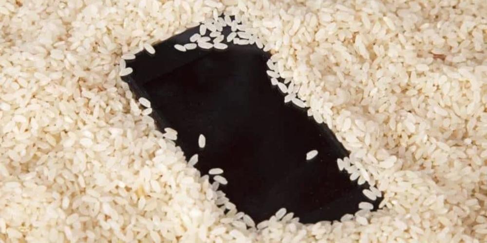 iphone mojado arroz