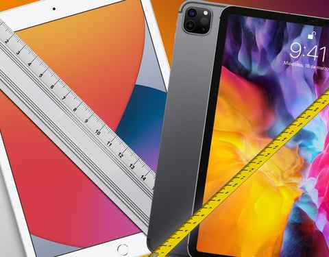 Tamaño de un iPad: dimensiones y peso de todas las tablet de Apple