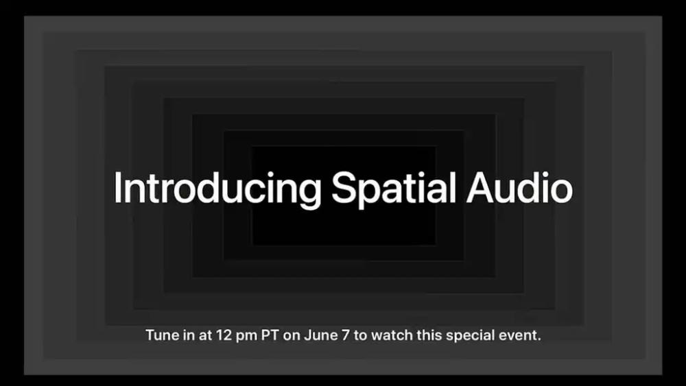 spatial audio event