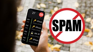spam calendario iphone