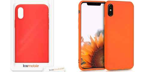 Funda de silicona Ariestar para iPhone X Roja Naranja - Fundas y carcasas  para teléfono móvil - Los mejores precios