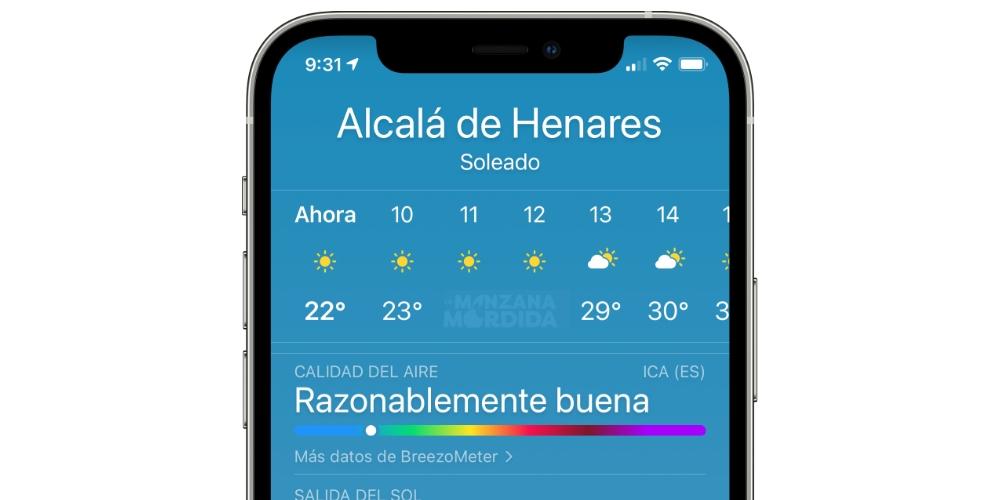 calidad aire iphone ios 14.7