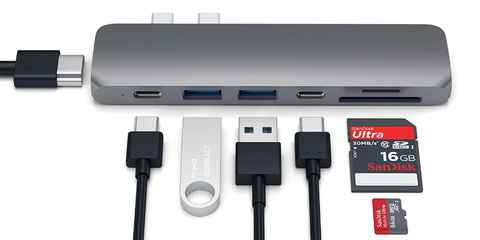 iFlash Cable de carga extra largo de doble puerto tipo C de 6 pies -  Alimenta hasta dos dispositivos USB C a la vez desde un solo puerto USB A -  Ideal