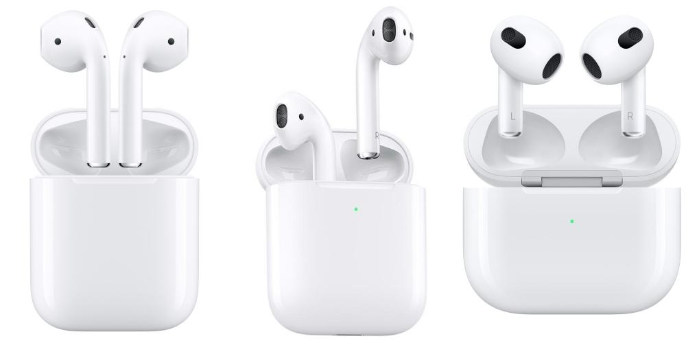 AirPods 1, 2 y 3