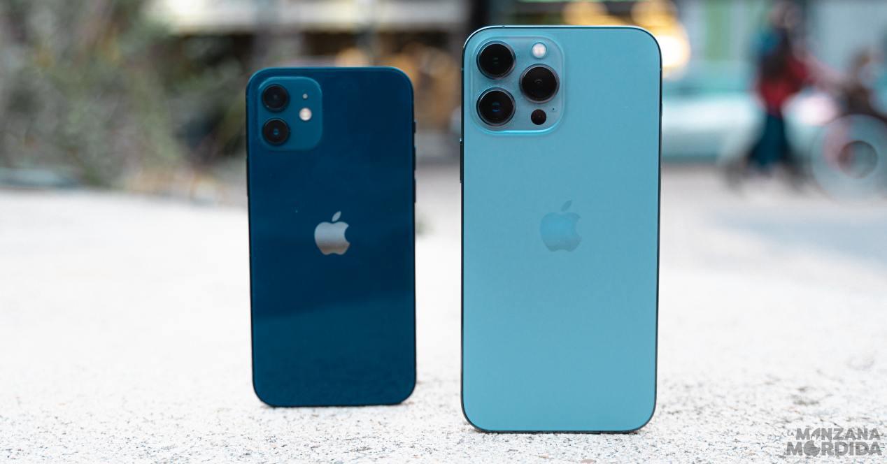 Comparativa cámaras iPhone 12 vs iPhone 13 Pro Max
