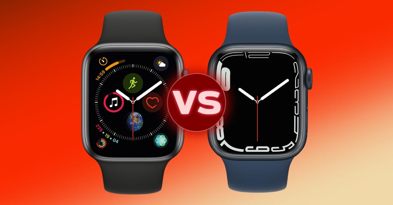 abolir cristiandad Entretener Comparativa Apple Watch Series 4 vs Apple Watch Series 7