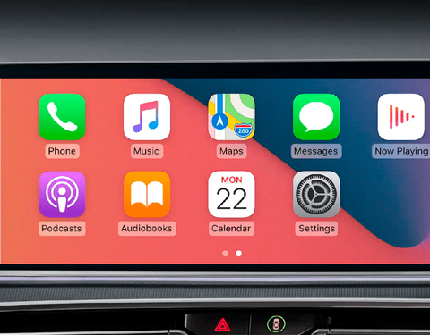 La pantalla táctil que permite tener Apple CarPlay en cualquier