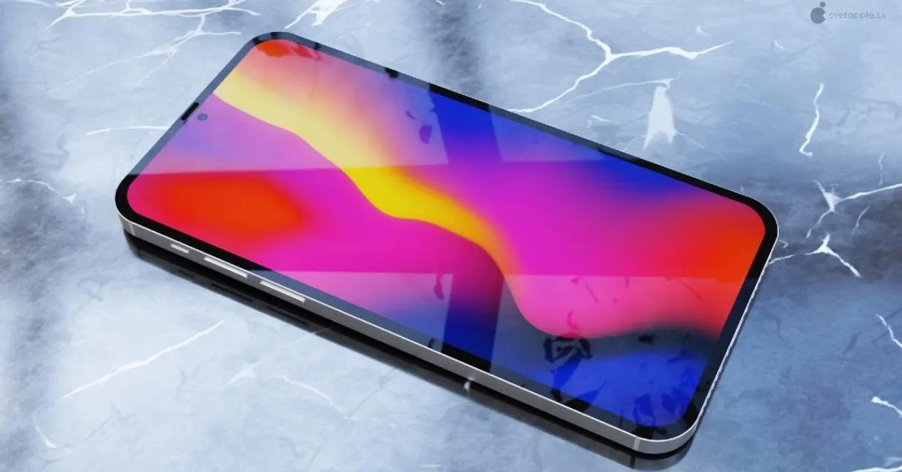 concepto iphone sin notch