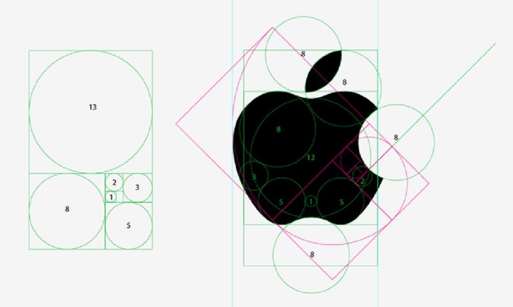 logo apple fibonacci