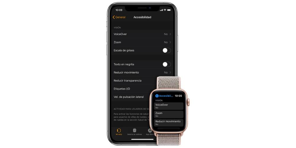 Accesibilidad Apple Watch y iPhone