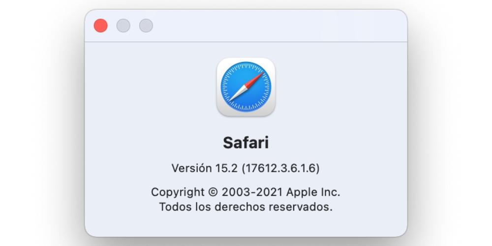 version safari 15.2 mac