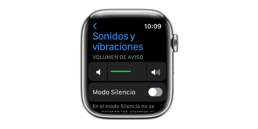 Bajar el volumen del Apple Watch