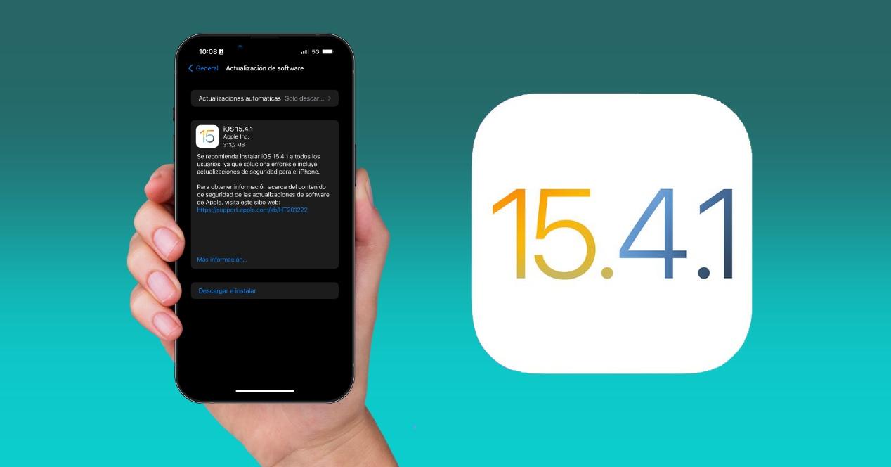 Actualiza a iOS 15.4.1