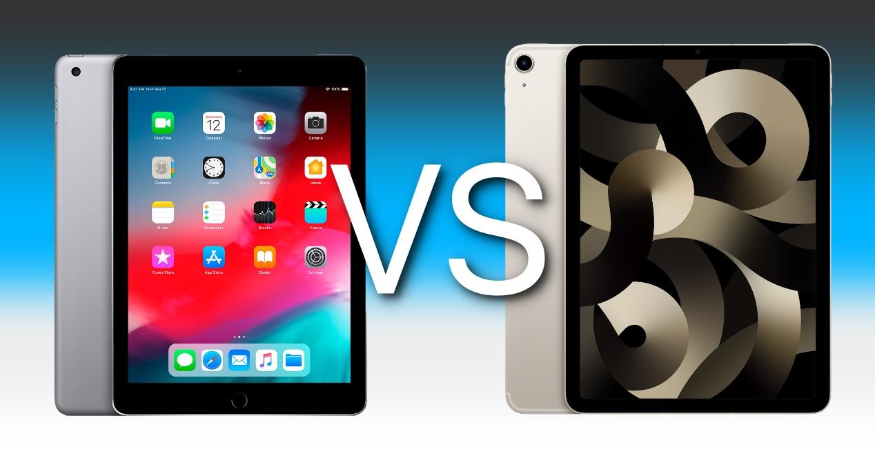 comparativa iPad 6 vs iPad Air 5