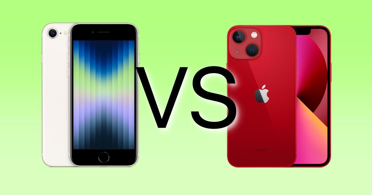 comparativa iPhone SE 2022 vs iPhone 13 mini