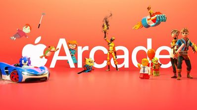 portada de Apple Arcade color naranja