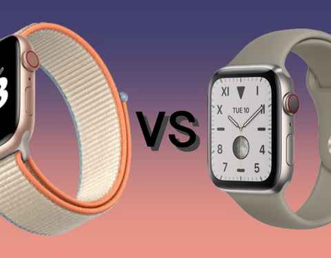 formación comunicación minusválido Comparativa Apple Watch Series 5 vs Apple Watch SE