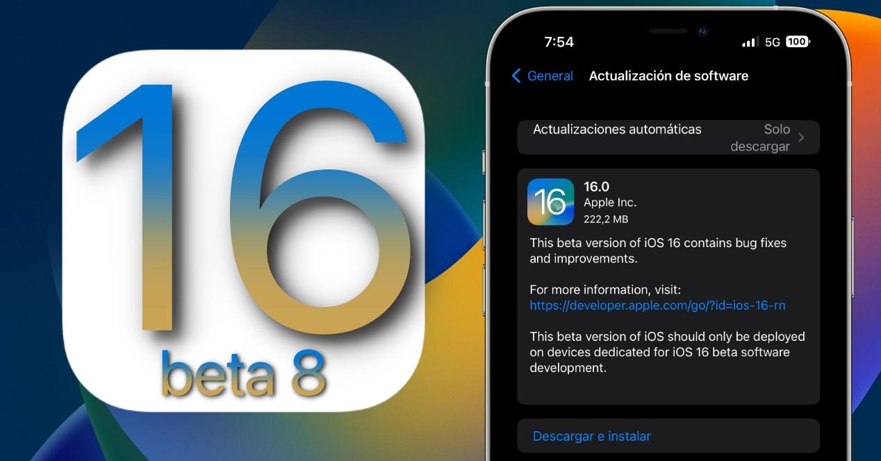 iOS 16 beta 8