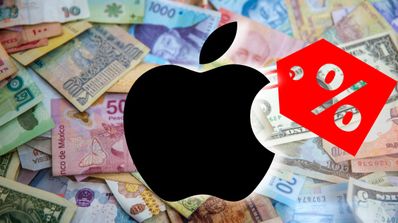 motivo descuento en Apple