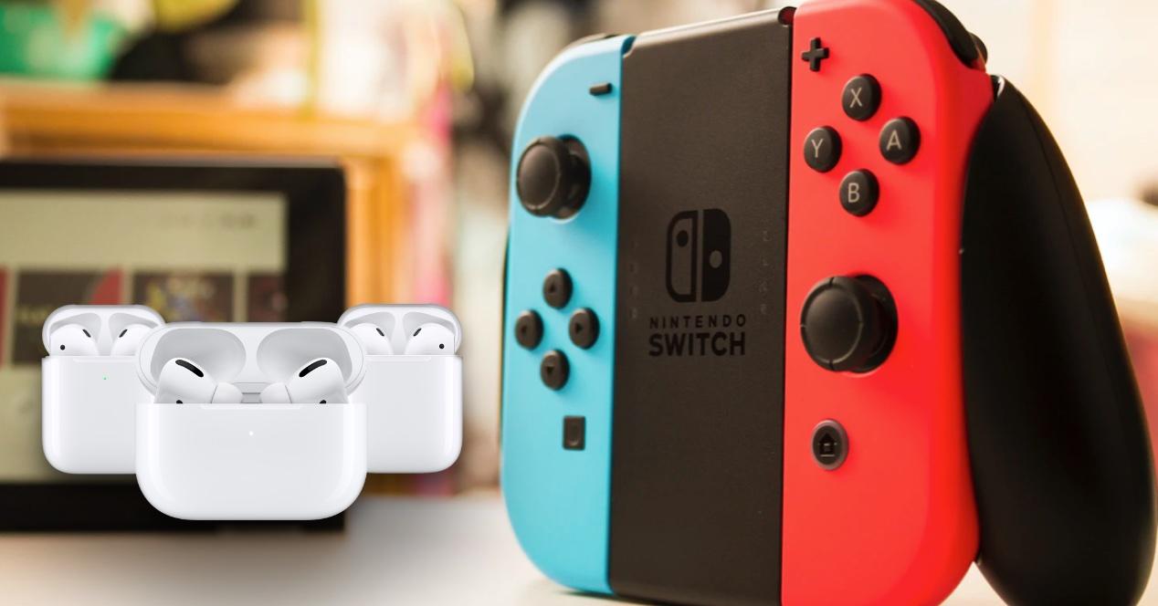 AirPods y Nintendo Switch