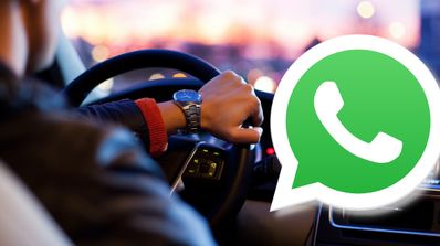 Contestar WhatsApp mientras conduces