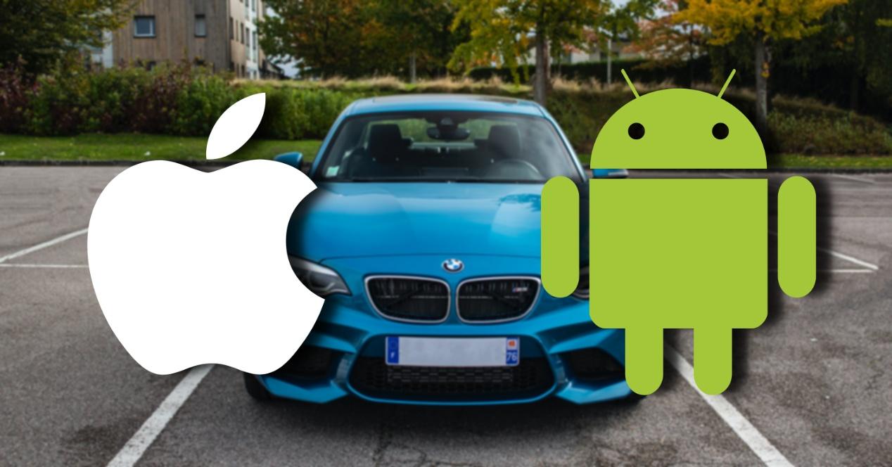 android y apple en el coche