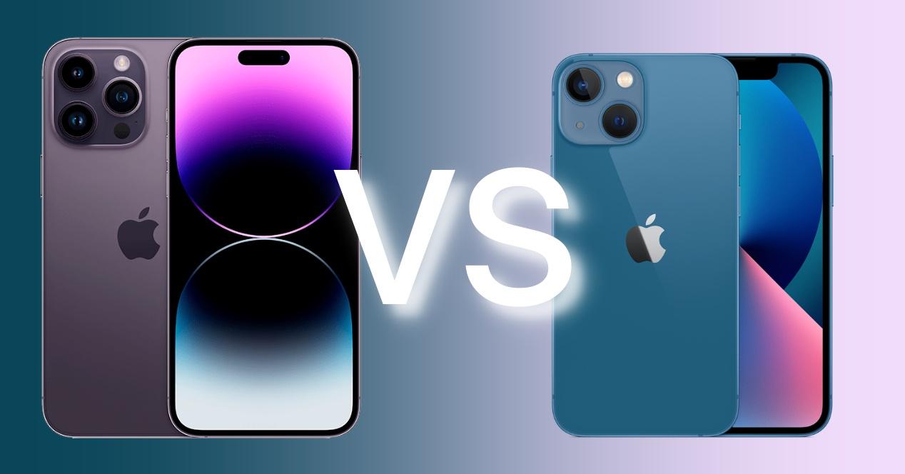 comparativa iPhone 14 Pro Max vs iPhone 13