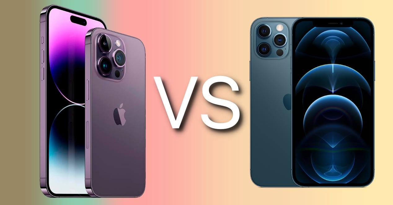 comparativa iPhone 14 Pro vs iPhone 12 Pro
