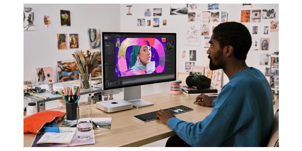 So you can connect your Mac to an external monitor