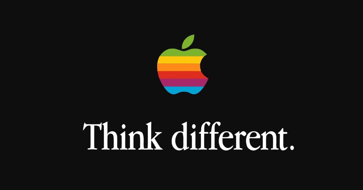 apple think different logo clasico