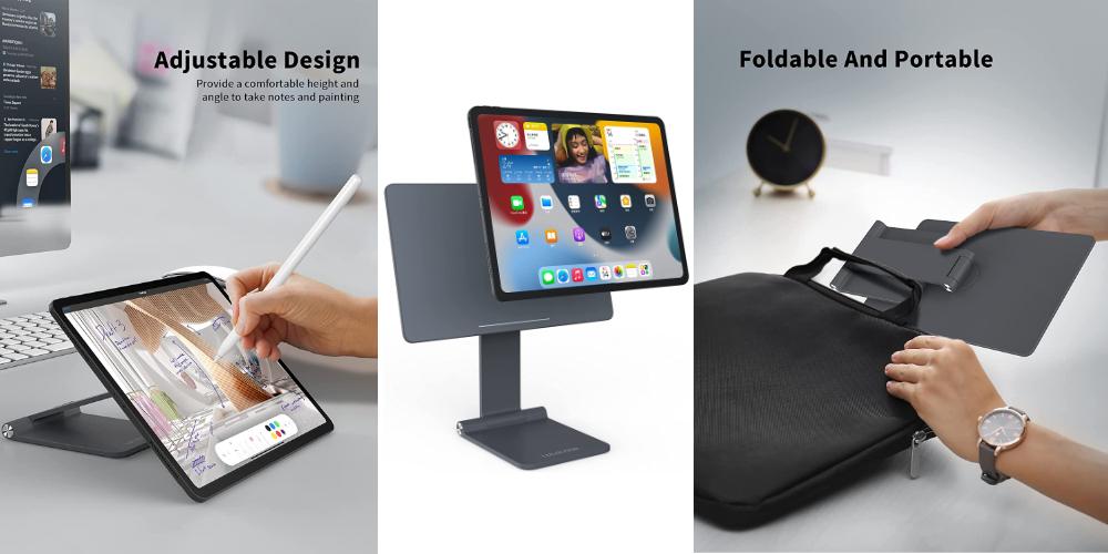 ipad floating foldable stand