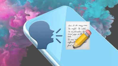 convertir voz texto iphone