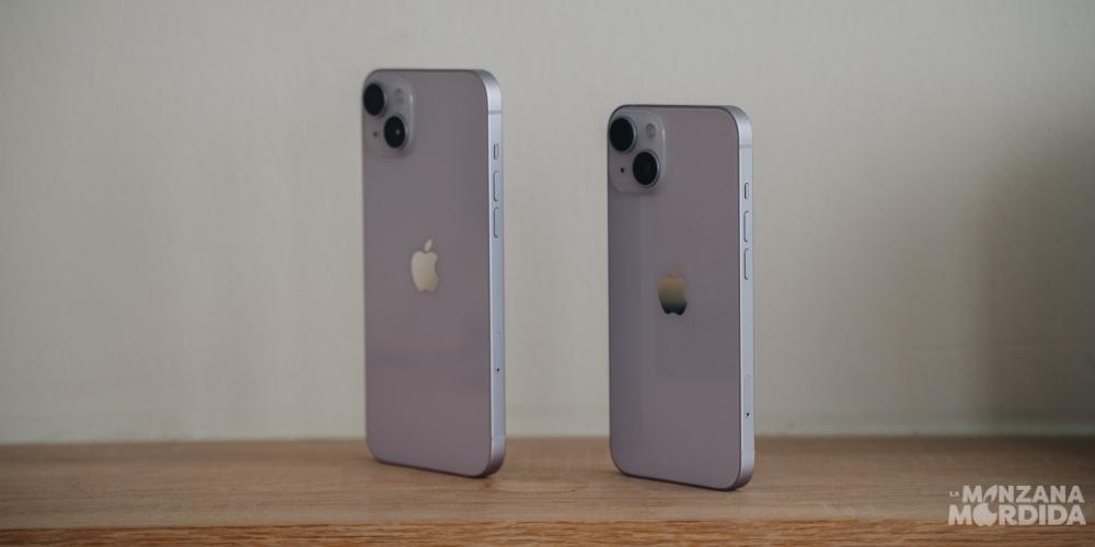 iPhone 14 y 14 plus laterales