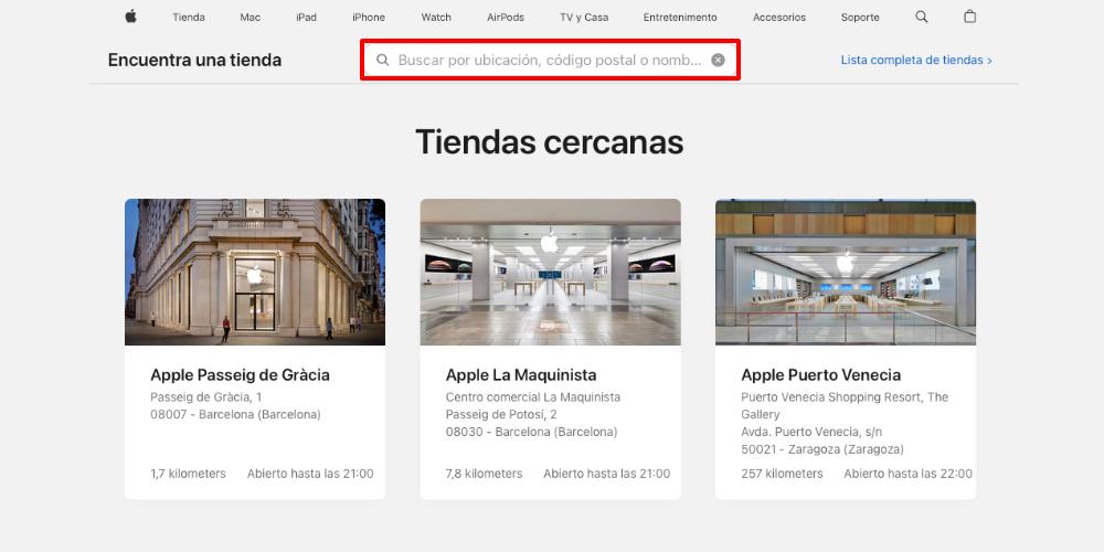 search apple store