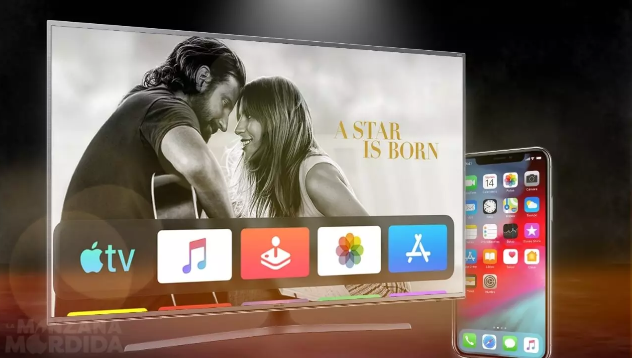 So you can sync your iPhone to the TV