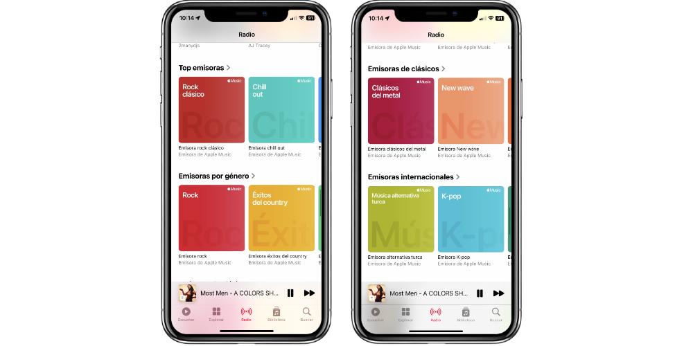 apple music themed stations