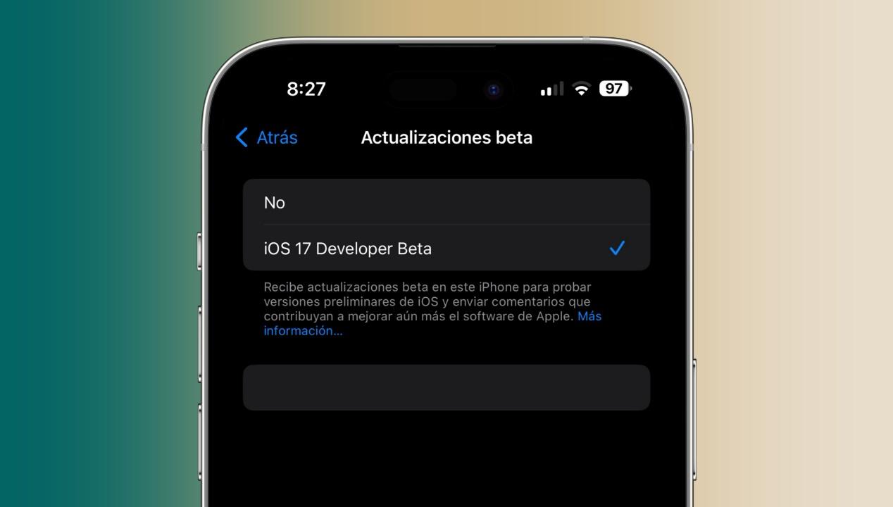 beta iOS 17 iPhone