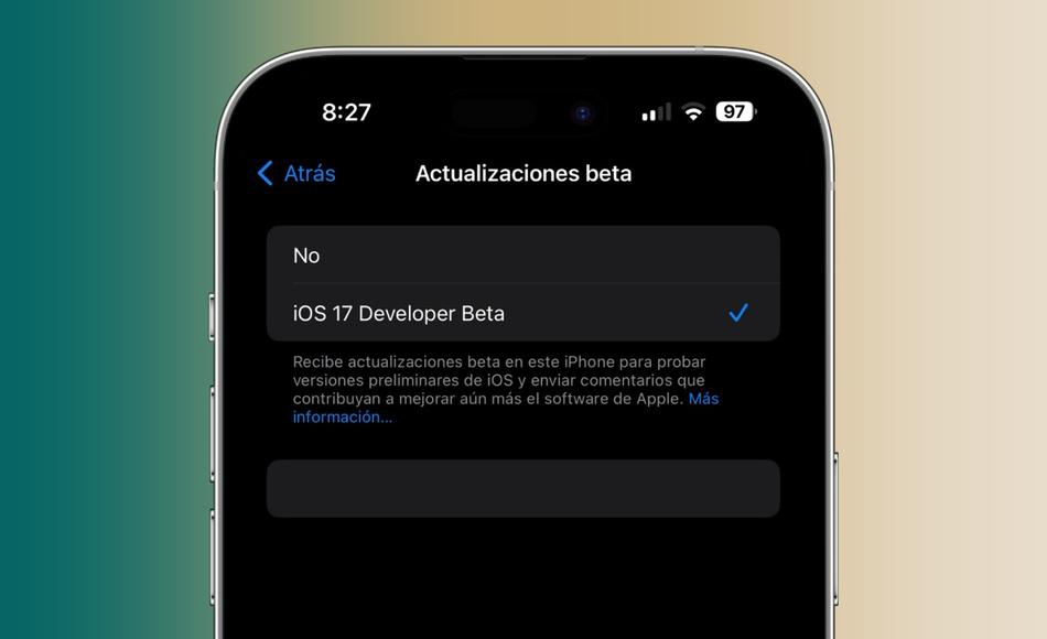 beta iOS 17 iPhone
