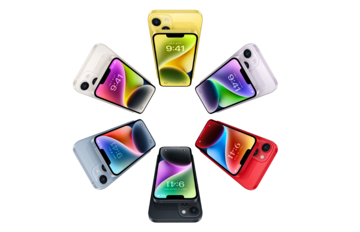 all colors and models of iPhone 14