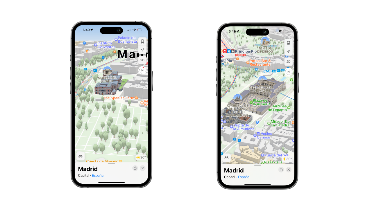 augmented reality maps application iPhone