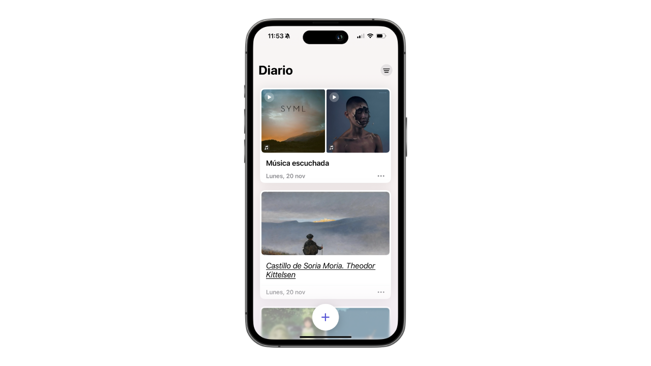 app diario iphone