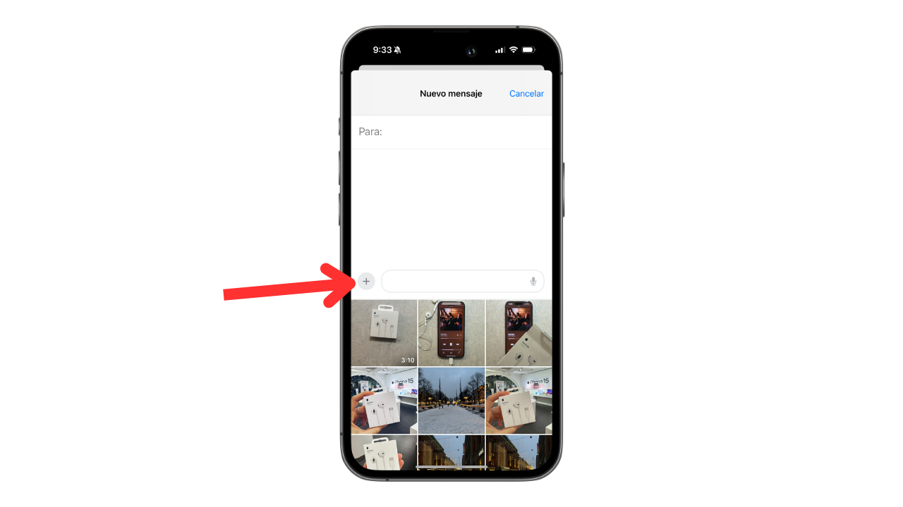 app mensajes gesto añadir imágenes