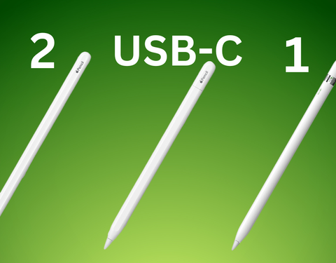 Apple Pencil 1 vs 2 vs USB-C: compatibilidad con iPad