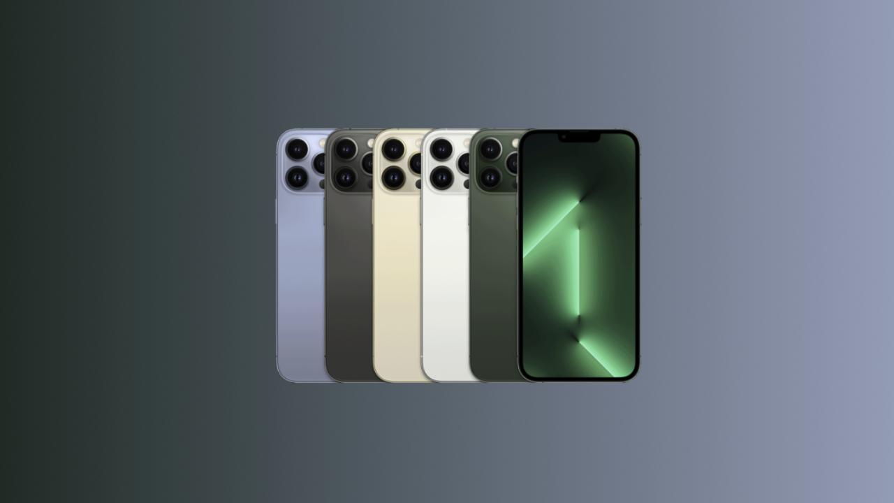 iphone 13 pro nueva portada con todos los colores