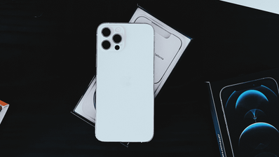 parte trasera de un iphone