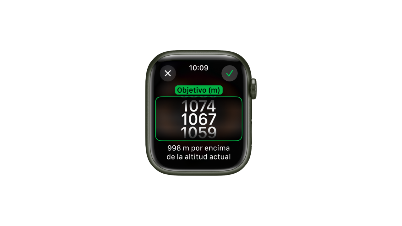 alertas altitud apple watch