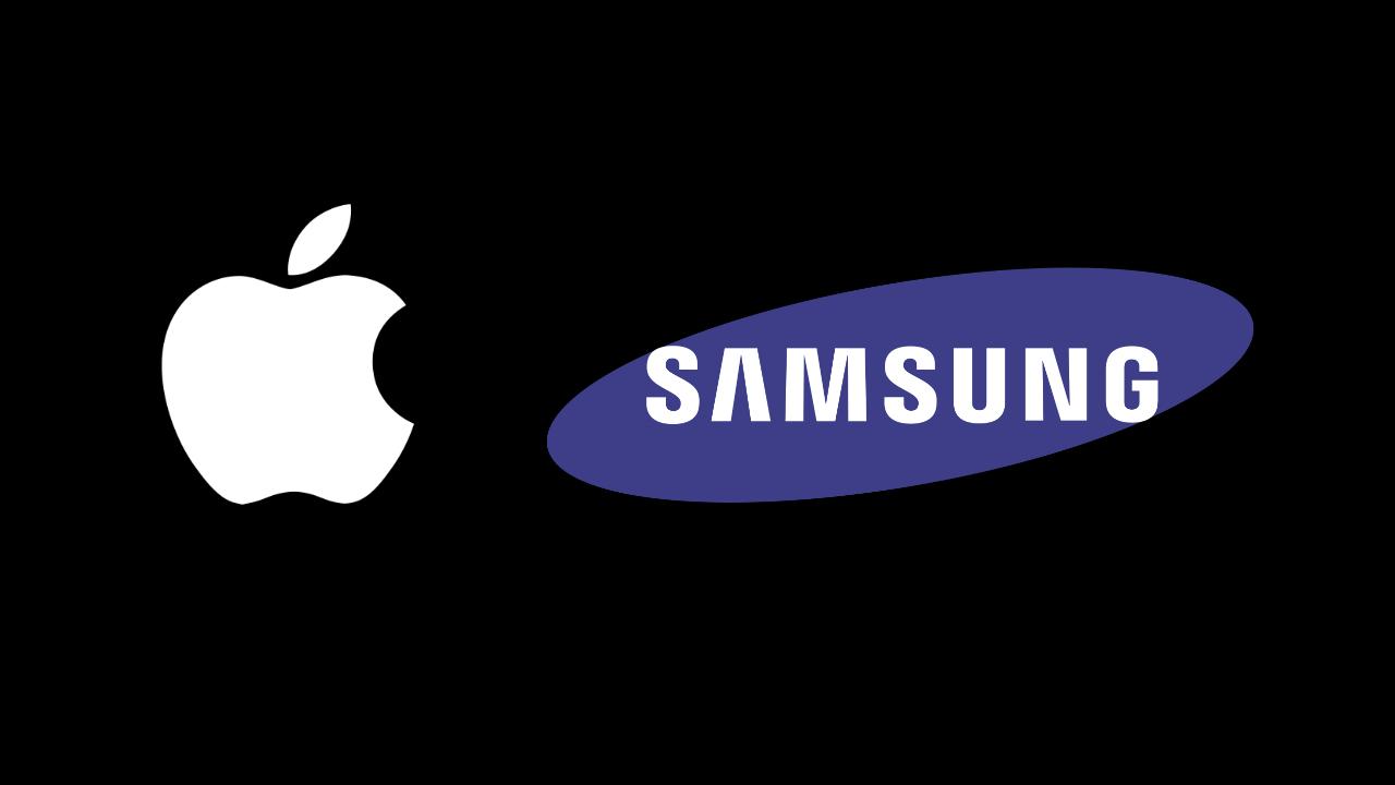 apple samsung logo portadas
