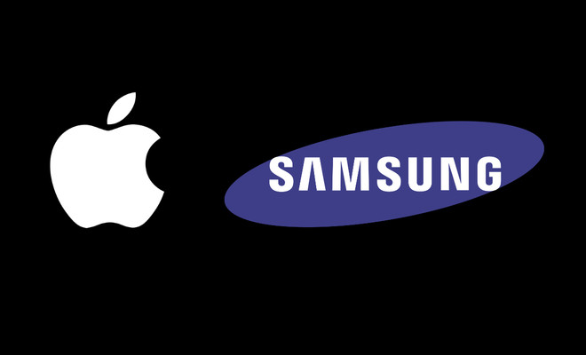 apple samsung logo portadas